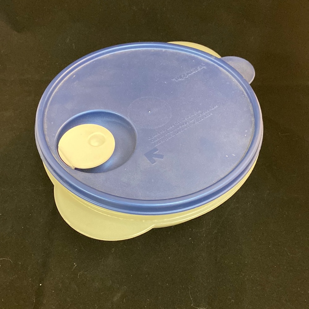 Tupperware Divided Lunch container with removable cold dish